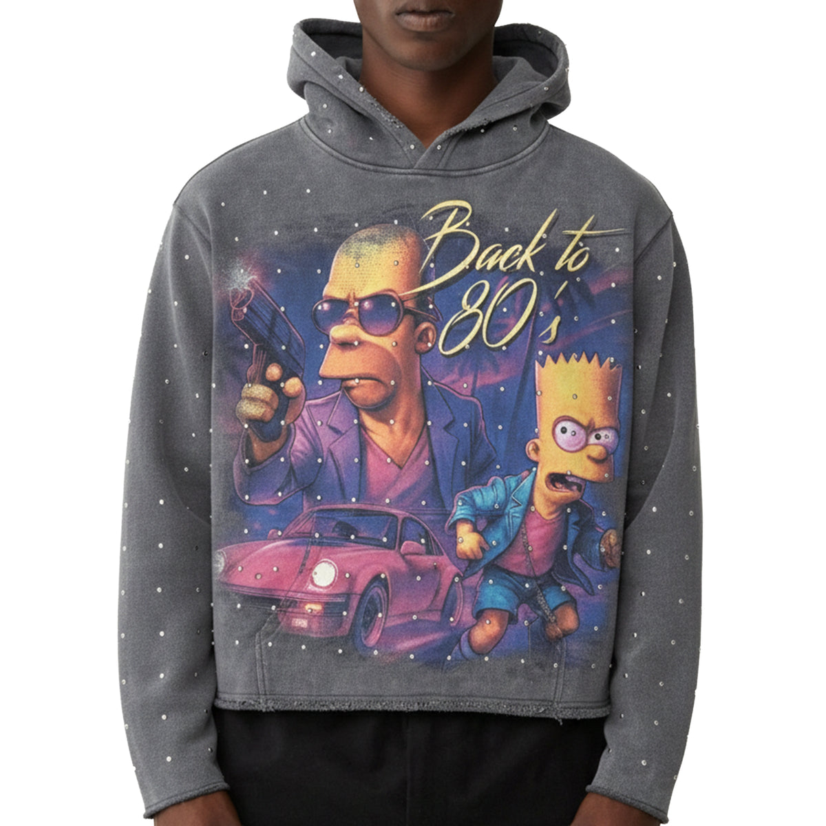 Back to 80's hoodie