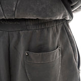 Garment-dyed heavyweight cotton fleece sweatpants