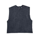 Printed wings sleeveless tee