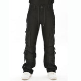 Multi cargo fit denim