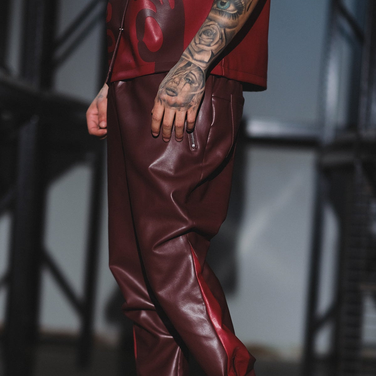 Tribal colorblock pant