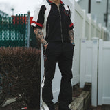 Racer crop jacket