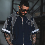 Racer crop jacket