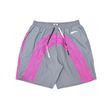 5 stripe nylon short set